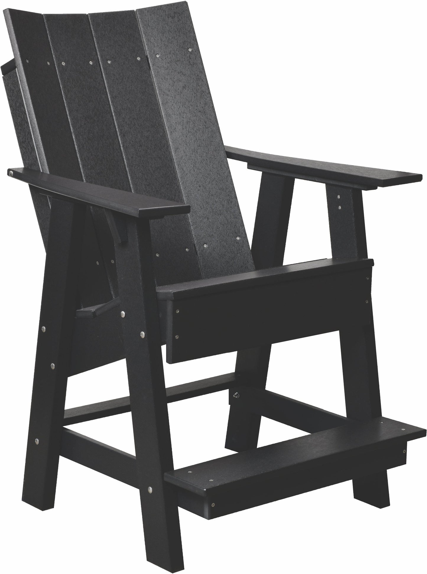 Wildridge Recycled Plastic Outdoor Contemporary Adirondack Balcony Chair  (COUNTER HEIGHT) (QUICK SHIP) - LEAD TIME TO SHIP 3 TO 4 BUSINESS DAYS