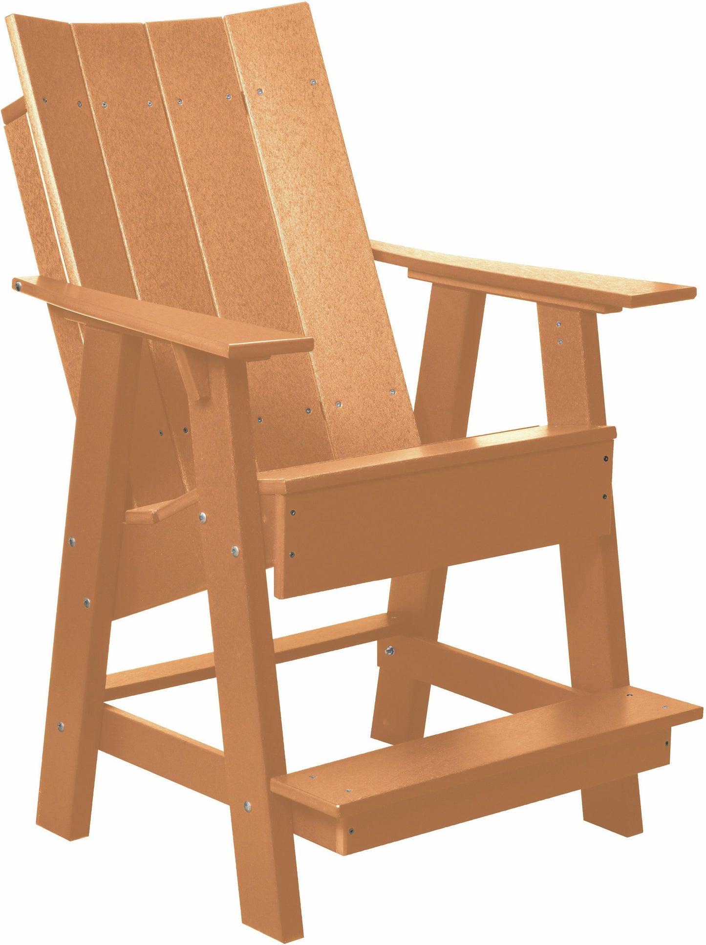 Wildridge Recycled Plastic Outdoor Contemporary Adirondack Balcony Chair  (COUNTER HEIGHT)- LEAD TIME TO SHIP 3 TO 4 BUSINESS DAYS - LEAD TIME TO SHIP 3 WEEKS