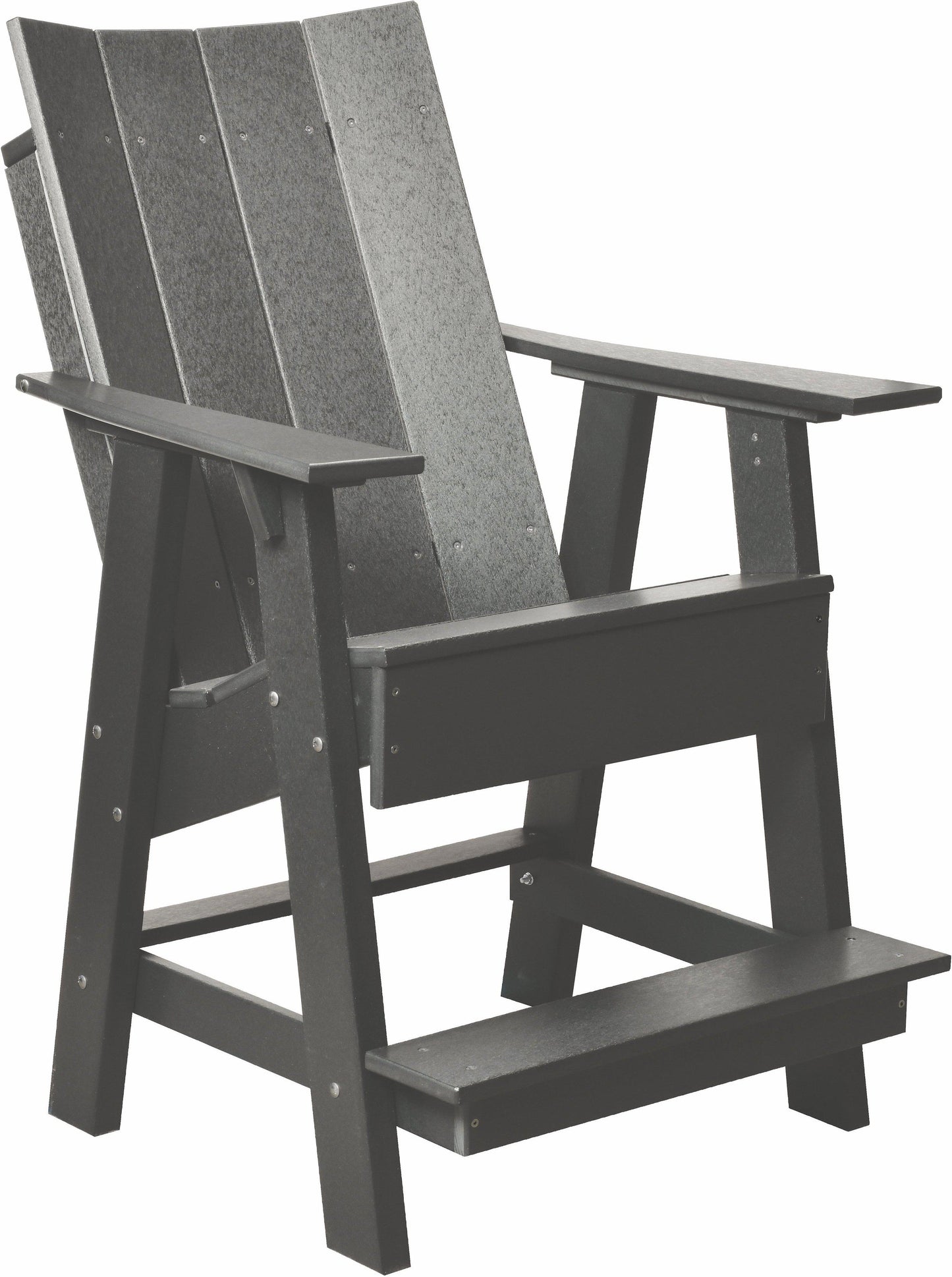 Wildridge Recycled Plastic Outdoor Contemporary Adirondack Balcony Chair  (COUNTER HEIGHT)- LEAD TIME TO SHIP 3 TO 4 BUSINESS DAYS - LEAD TIME TO SHIP 3 WEEKS