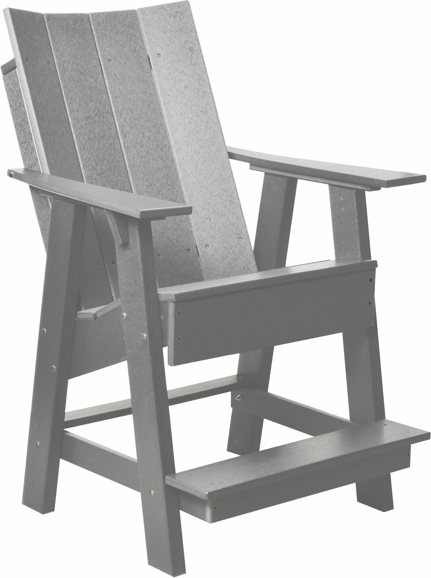 Wildridge Recycled Plastic Outdoor Contemporary Adirondack Balcony Chair  (COUNTER HEIGHT)- LEAD TIME TO SHIP 3 TO 4 BUSINESS DAYS - LEAD TIME TO SHIP 3 WEEKS