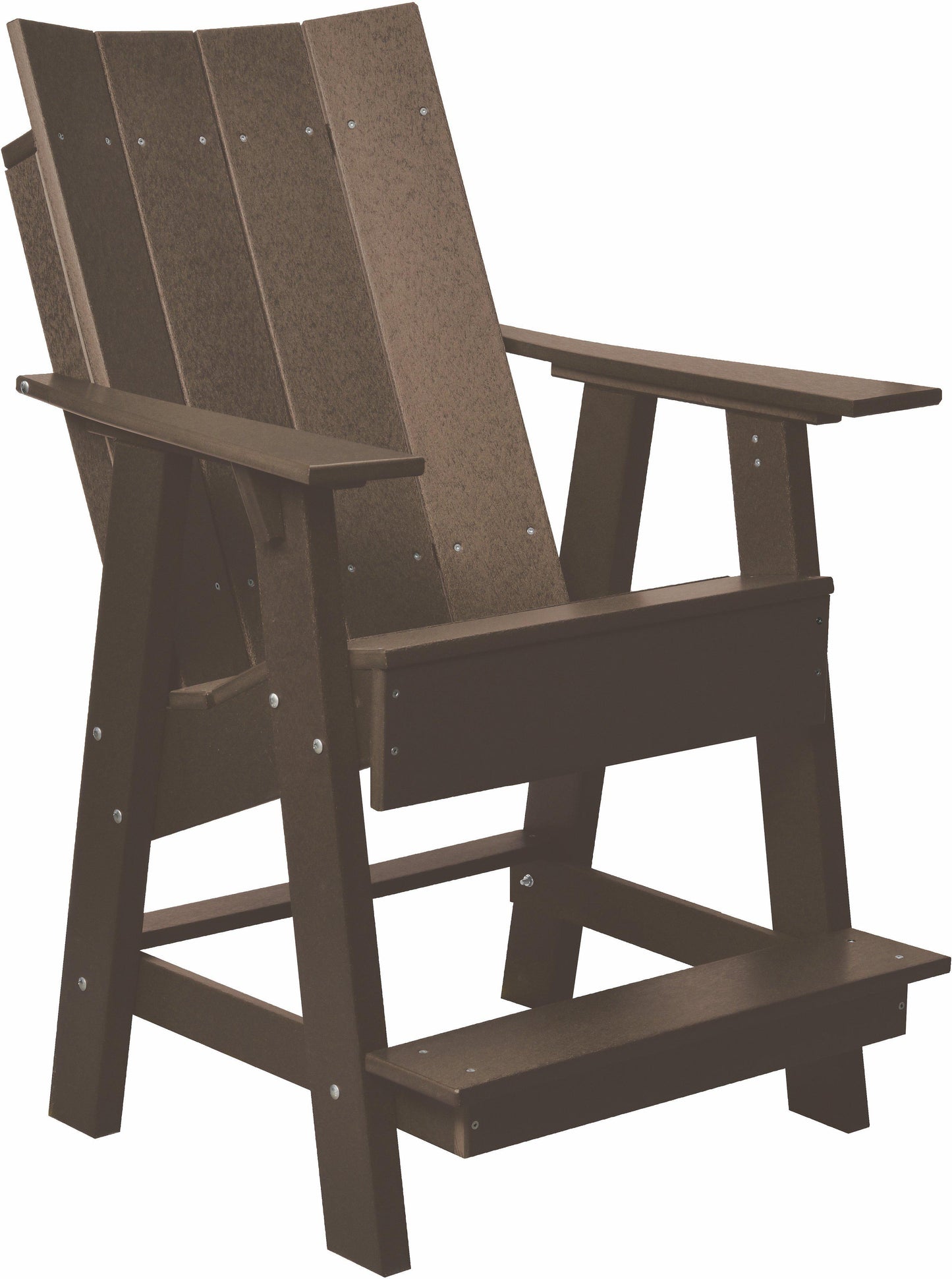 Wildridge Recycled Plastic Outdoor Contemporary Adirondack Balcony Chair  (COUNTER HEIGHT)- LEAD TIME TO SHIP 3 TO 4 BUSINESS DAYS - LEAD TIME TO SHIP 3 WEEKS