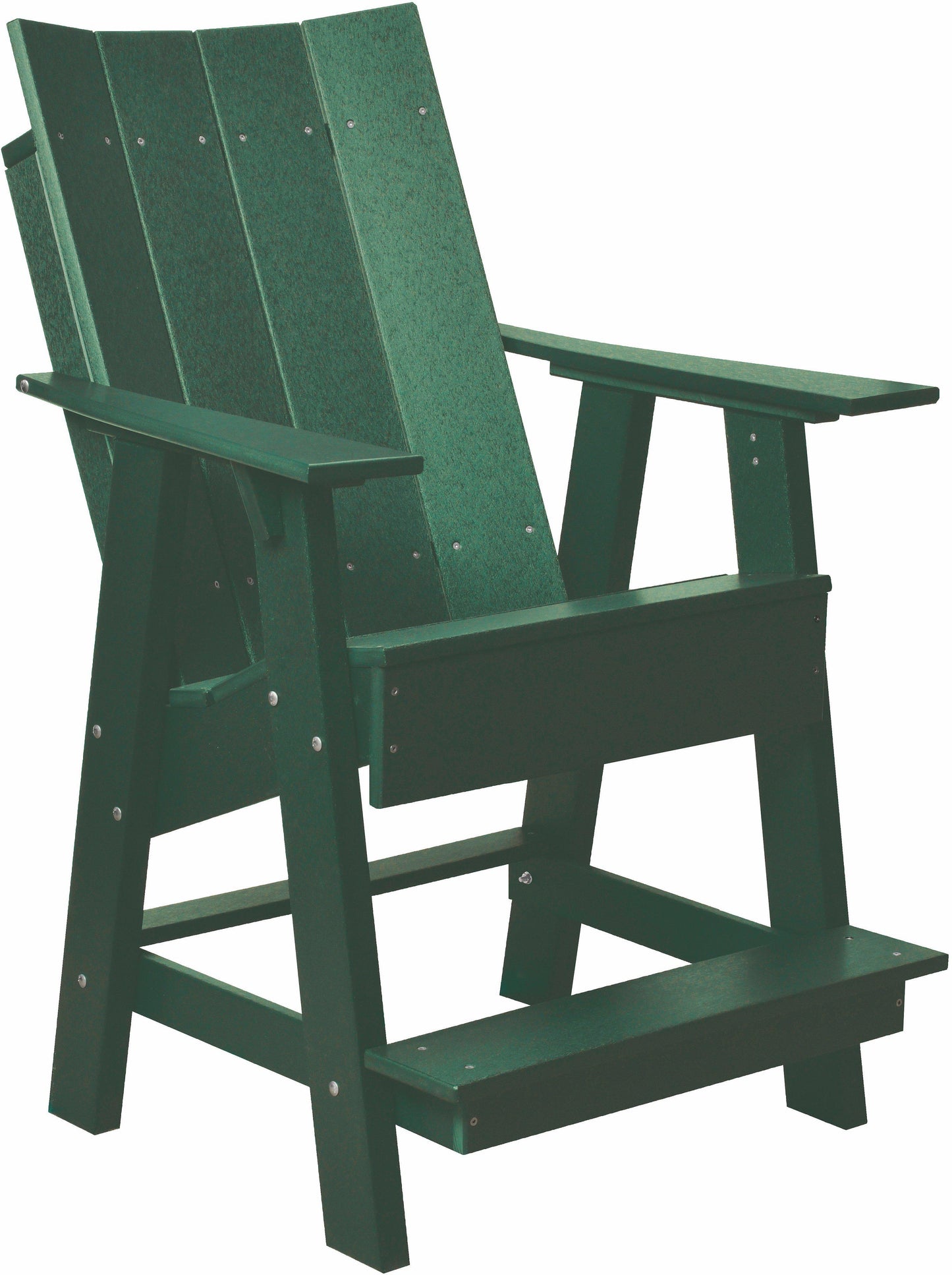 Wildridge Recycled Plastic Outdoor Contemporary Adirondack Balcony Chair  (COUNTER HEIGHT) (QUICK SHIP) - LEAD TIME TO SHIP 3 TO 4 BUSINESS DAYS