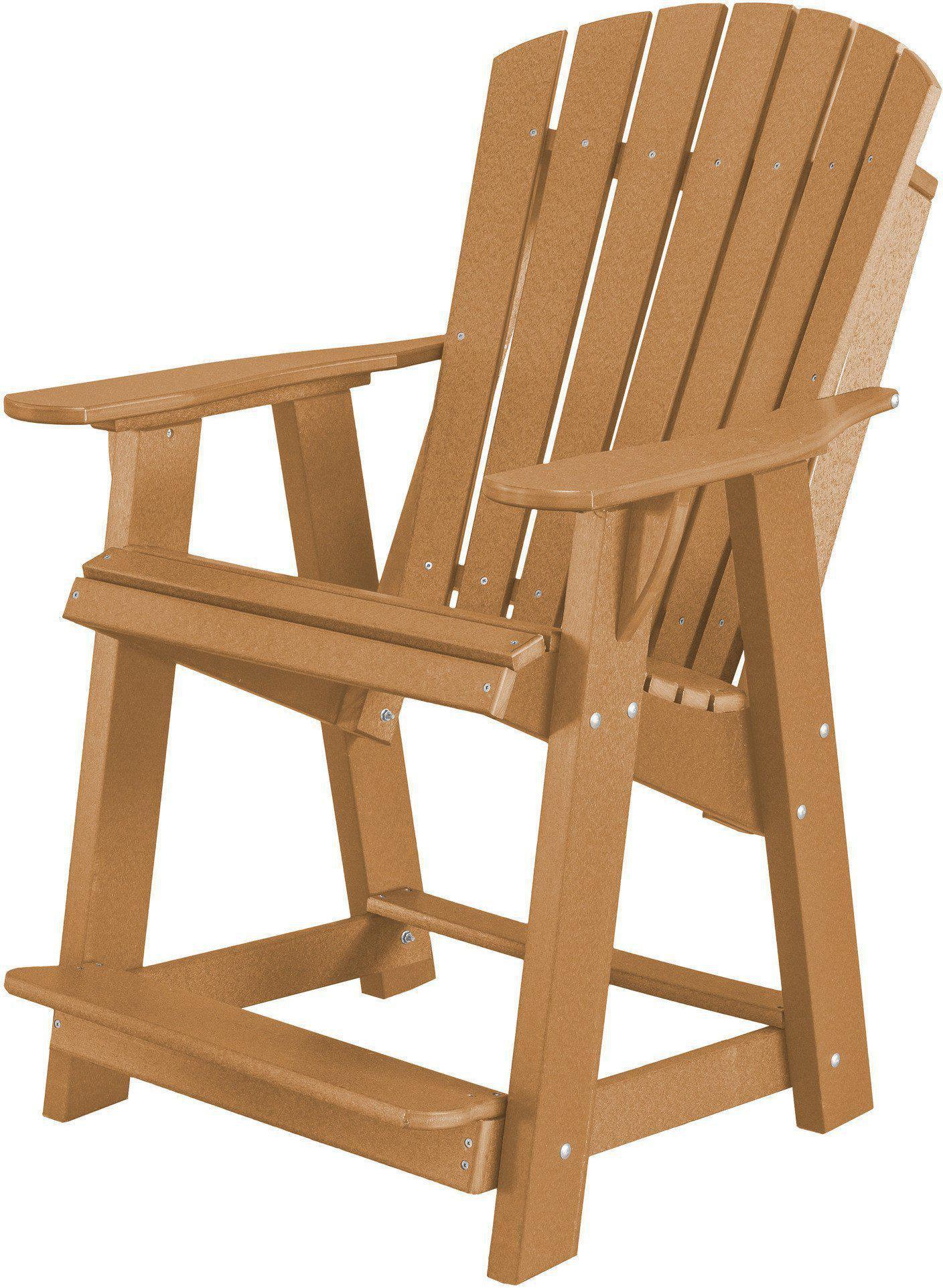 Wildridge Recycled Plastic Heritage High Adirondack Chair - Cedar