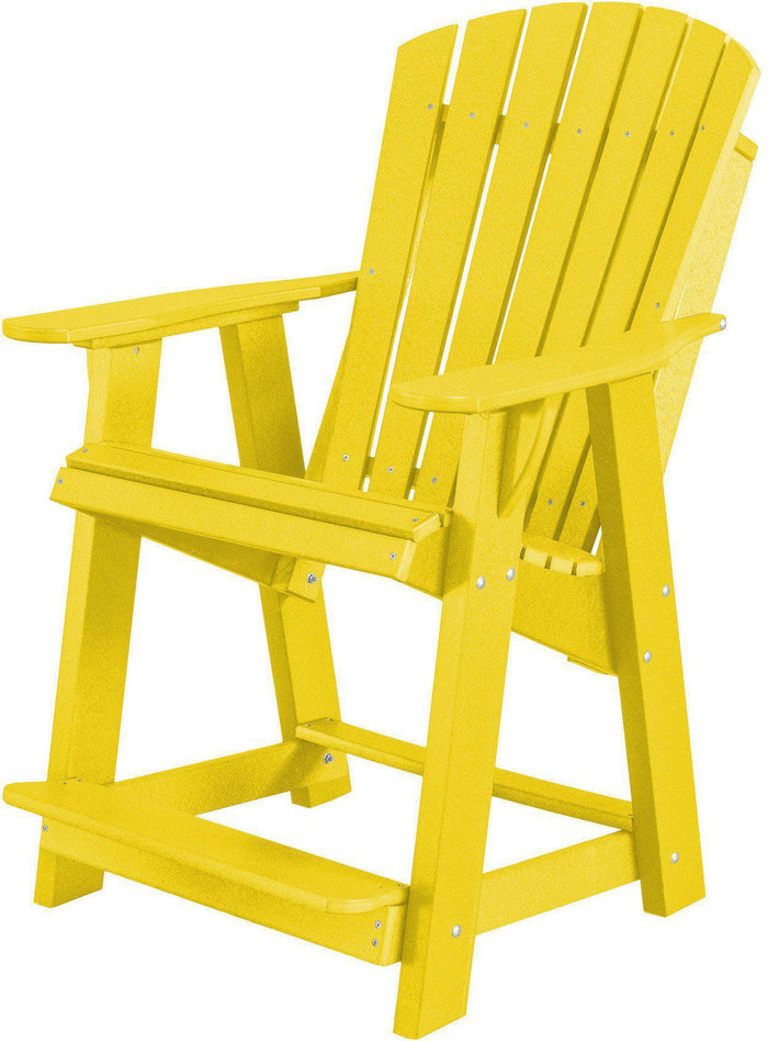 Wildridge Recycled Plastic Heritage High Adirondack Chair - Lemon Yellow