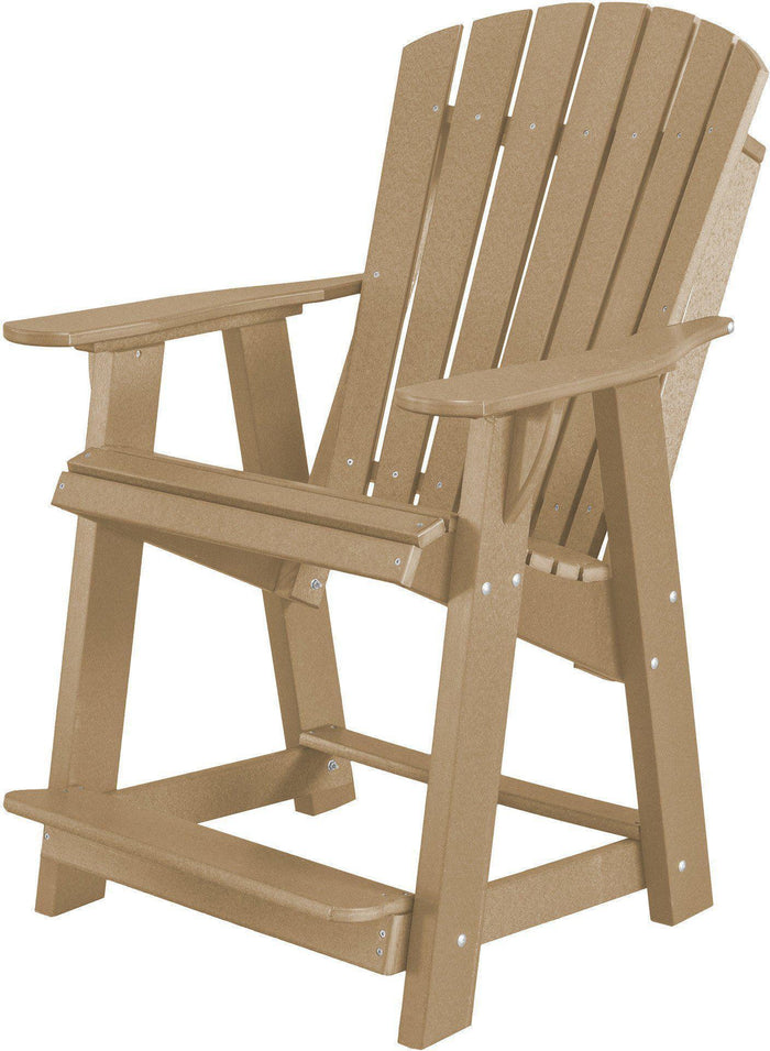 Wildridge Recycled Plastic Heritage High Adirondack Chair - Weatherwood