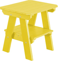 Wildridge Recycled Plastic Heritage 2 Tier End Table - Lemon Yellow