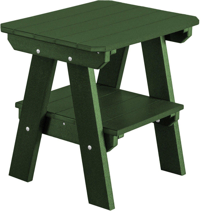 Wildridge Recycled Plastic Heritage 2 Tier End Table - Turf Green