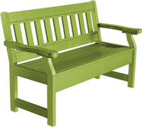 Wildridge Recycled Plastic Heritage 52.5" Garden Bench - Rocking Furniture