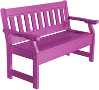 Wildridge Recycled Plastic Heritage 52.5" Garden Bench - Rocking Furniture