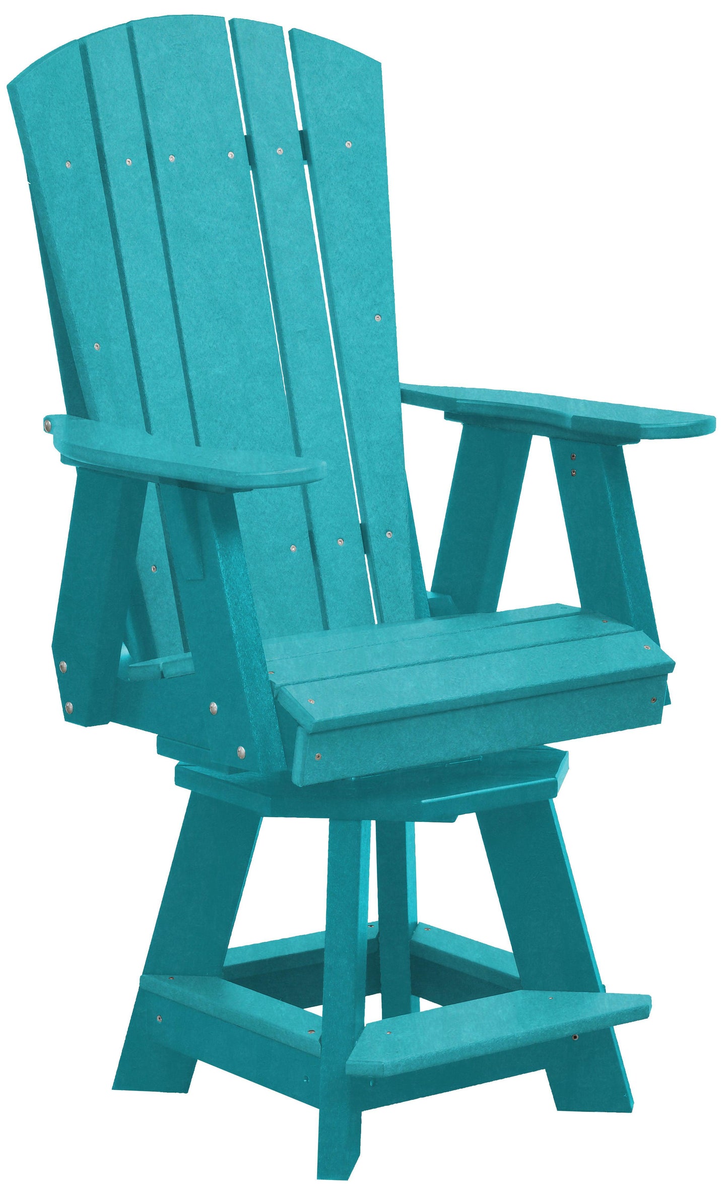 Wildridge Recycled Plastic Heritage Balcony Swivel Chair (Counter Height) - LEAD TIME TO SHIP 3 WEEKS