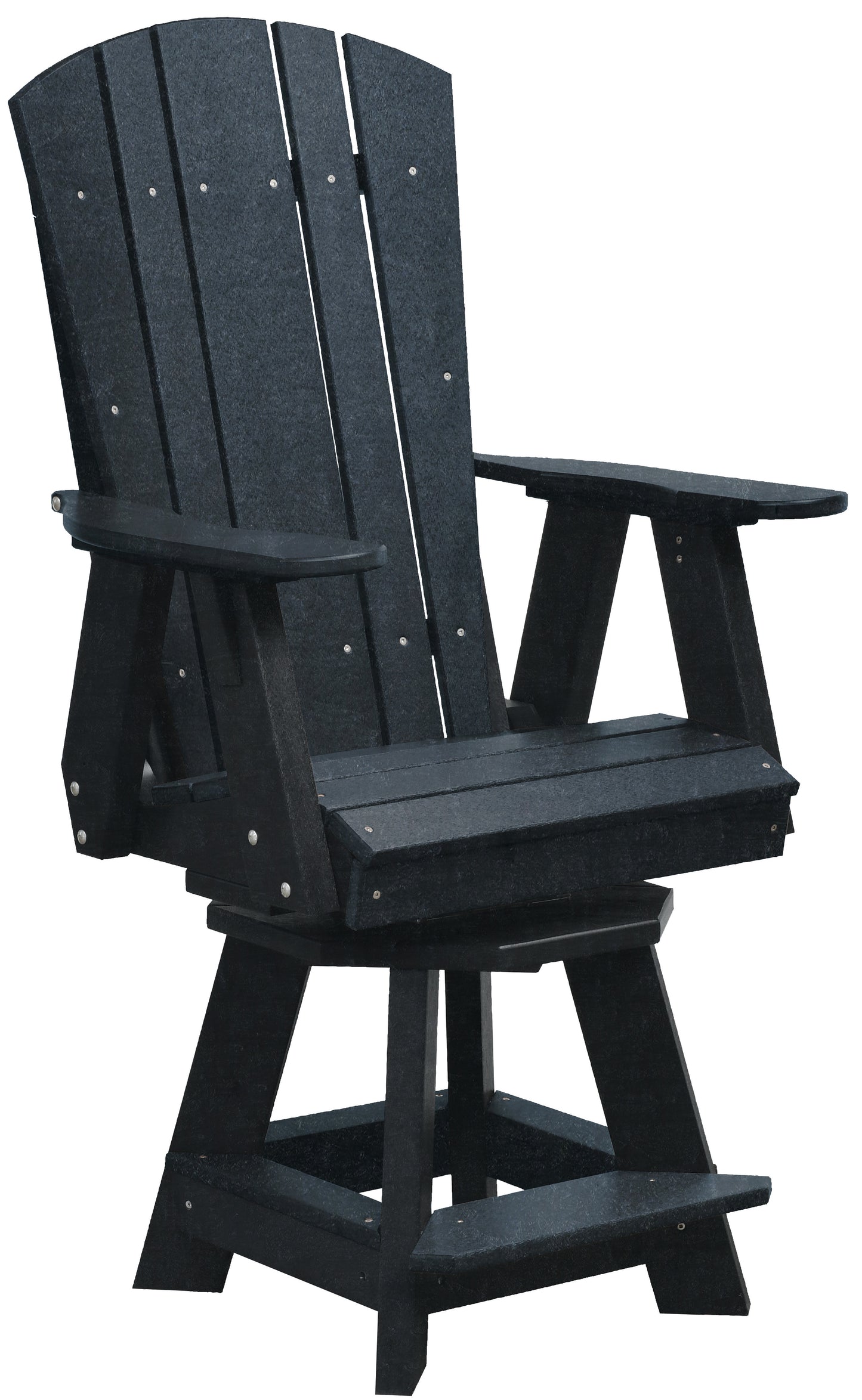Wildridge Recycled Plastic Heritage Balcony Swivel Chair (Counter Height) - LEAD TIME TO SHIP 3 WEEKS