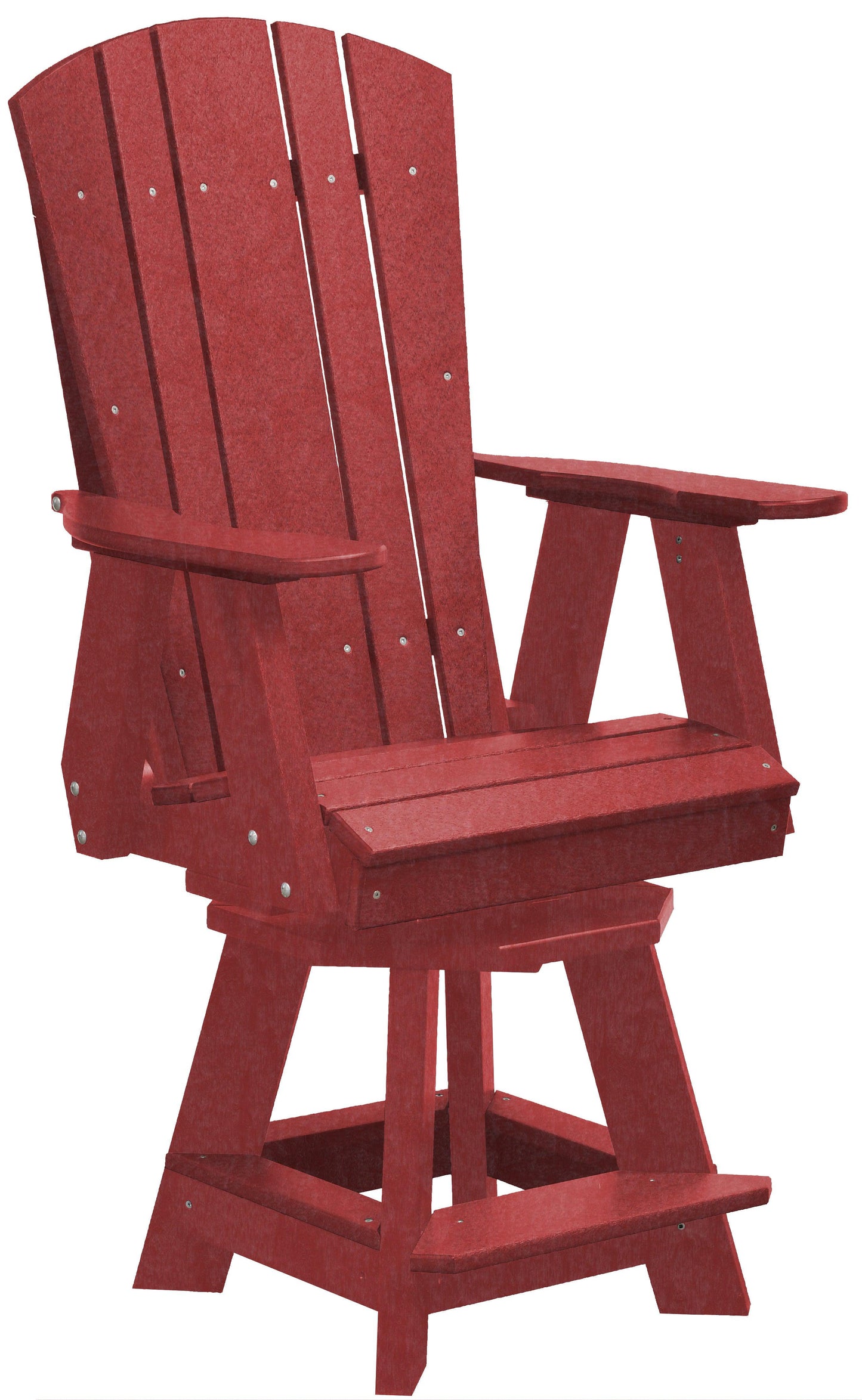 Wildridge Recycled Plastic Heritage Balcony Swivel Chair (Counter Height) - LEAD TIME TO SHIP 3 WEEKS