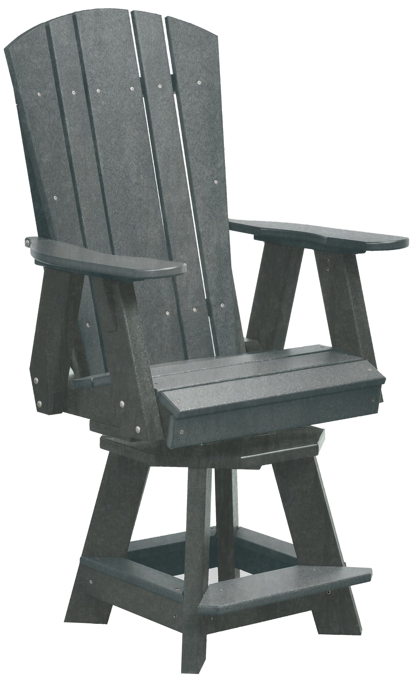 Wildridge Recycled Plastic Heritage Balcony Swivel Chair (Counter Height) - LEAD TIME TO SHIP 3 WEEKS