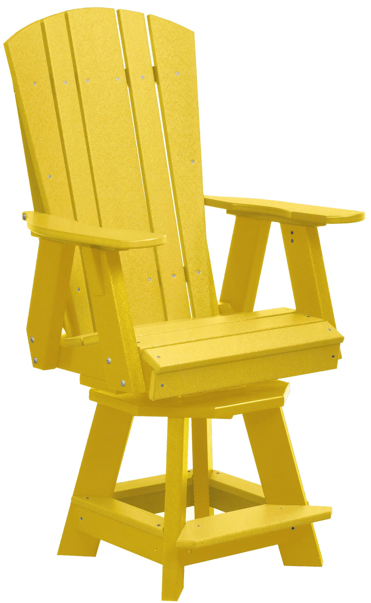 Wildridge Recycled Plastic Heritage Balcony Swivel Chair (Counter Height) - LEAD TIME TO SHIP 3 WEEKS