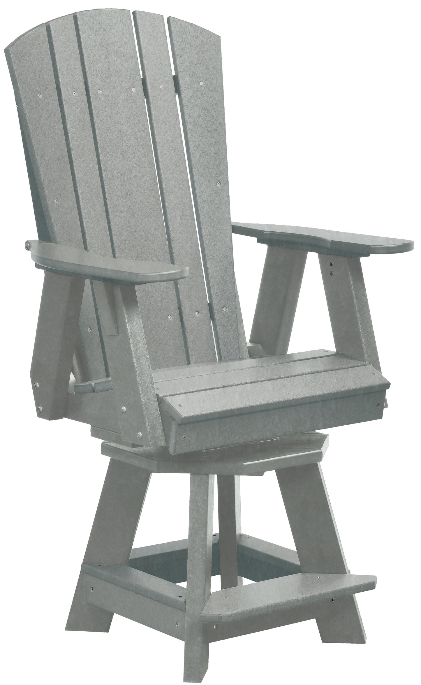 Wildridge Recycled Plastic Heritage Balcony Swivel Chair (Counter Height) - LEAD TIME TO SHIP 3 WEEKS