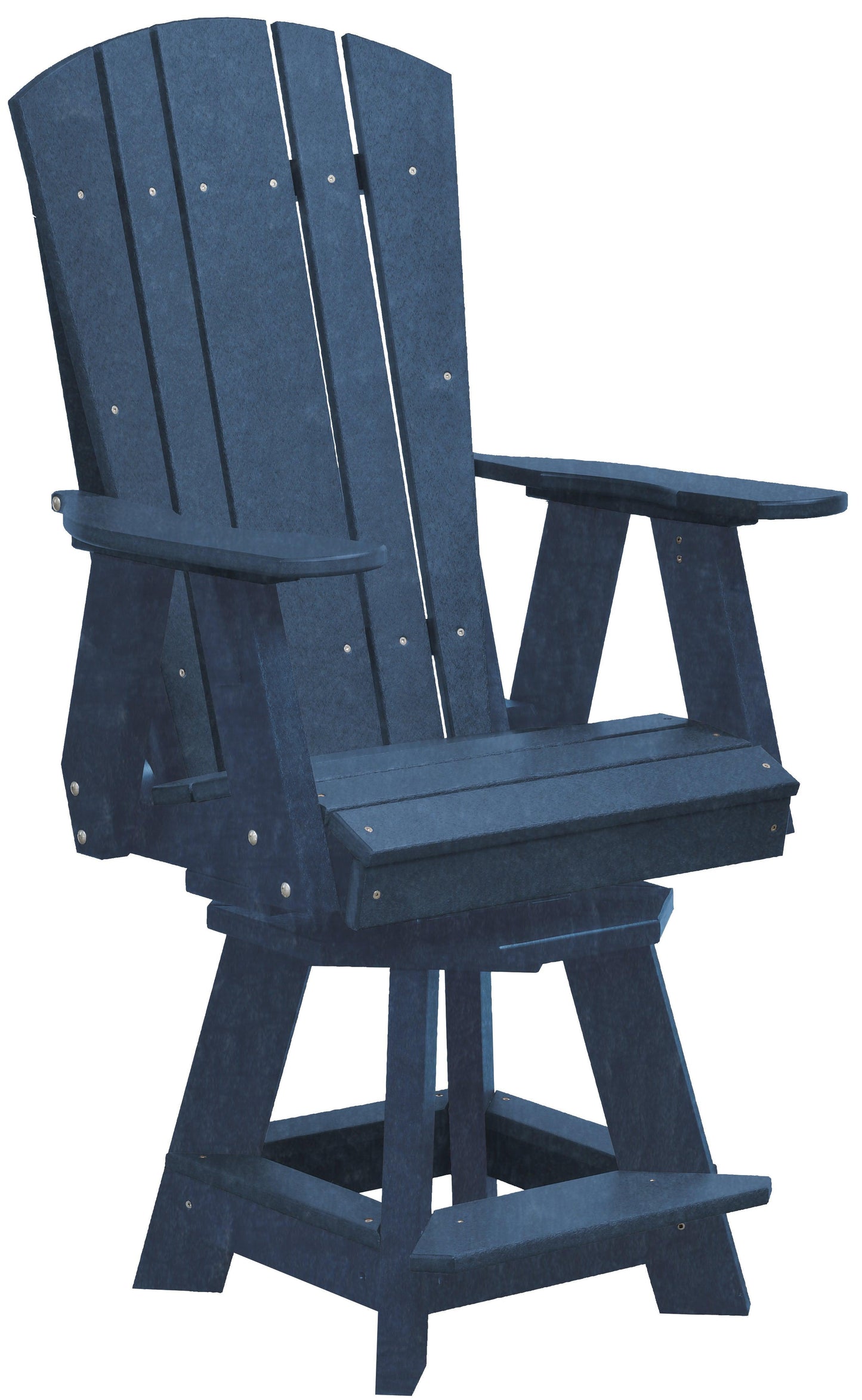 Wildridge Recycled Plastic Heritage Balcony Swivel Chair (Counter Height) - LEAD TIME TO SHIP 3 WEEKS