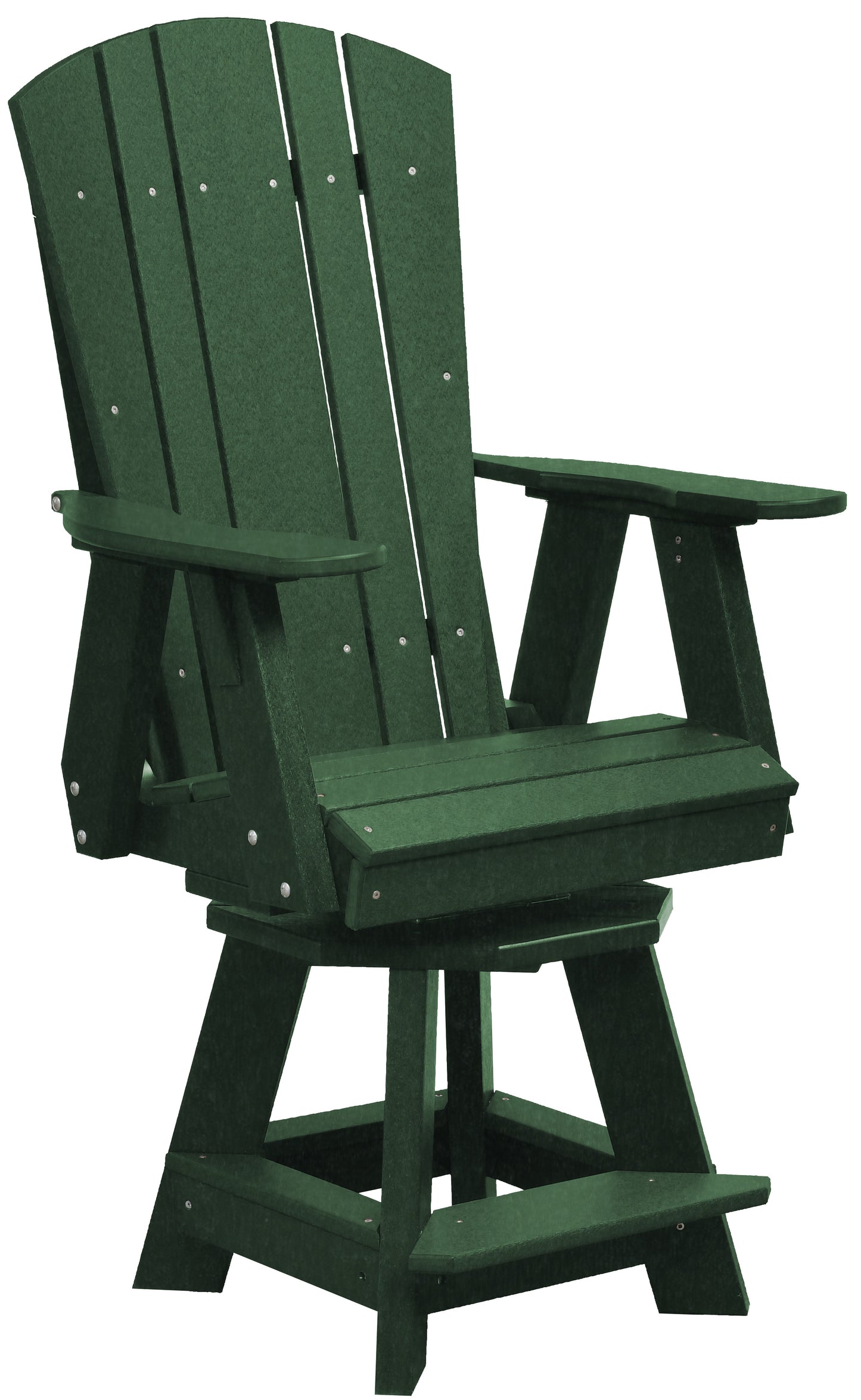 Wildridge Recycled Plastic Heritage Balcony Swivel Chair (Counter Height) - LEAD TIME TO SHIP 3 WEEKS