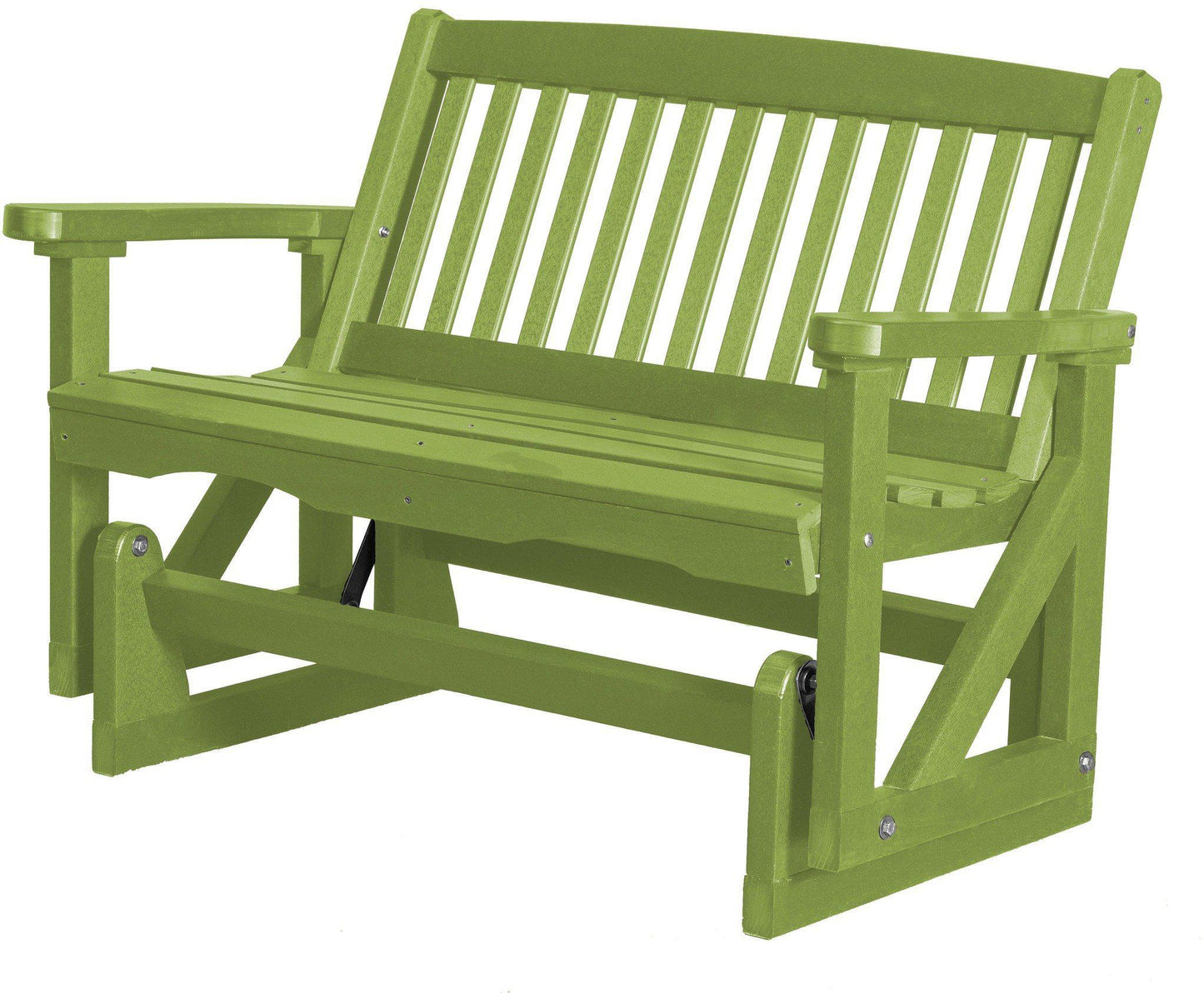Wildridge Outdoor Recycled Plastic Classic Mission 4'Glider - LEAD TIME TO SHIP 3 WEEKS