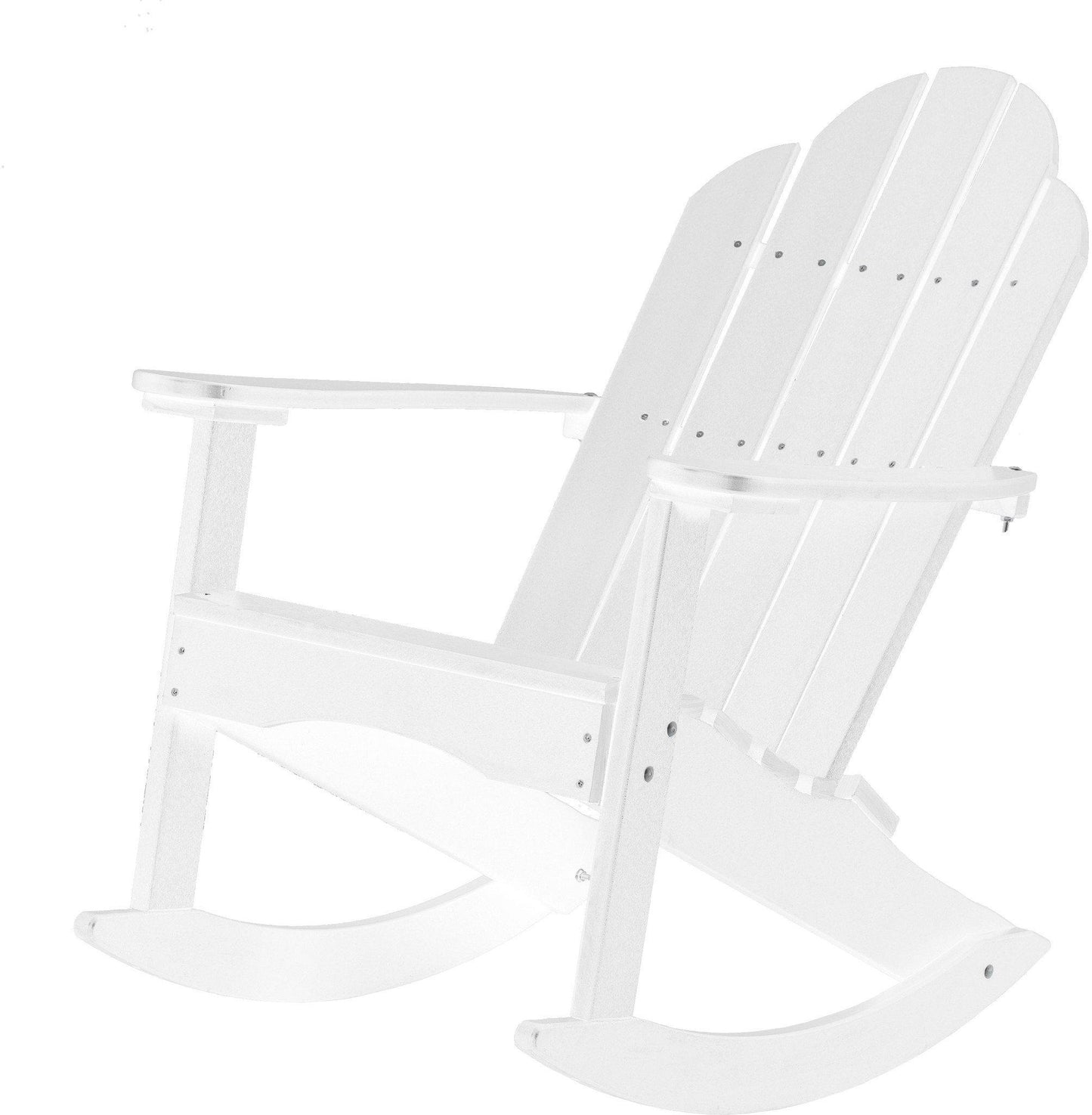 Wildridge Outdoor Recycled Plastic Classic Adirondack Rocking Chair - LEAD TIME TO SHIP 6 WEEKS OR LESS