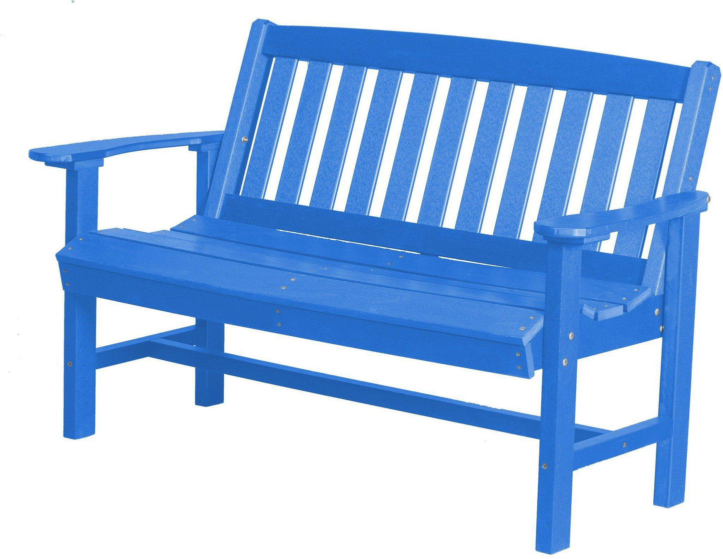 Wildridge Recycled Plastic Outdoor Mission 56” Bench - LEAD TIME TO SHIP 3 WEEKS