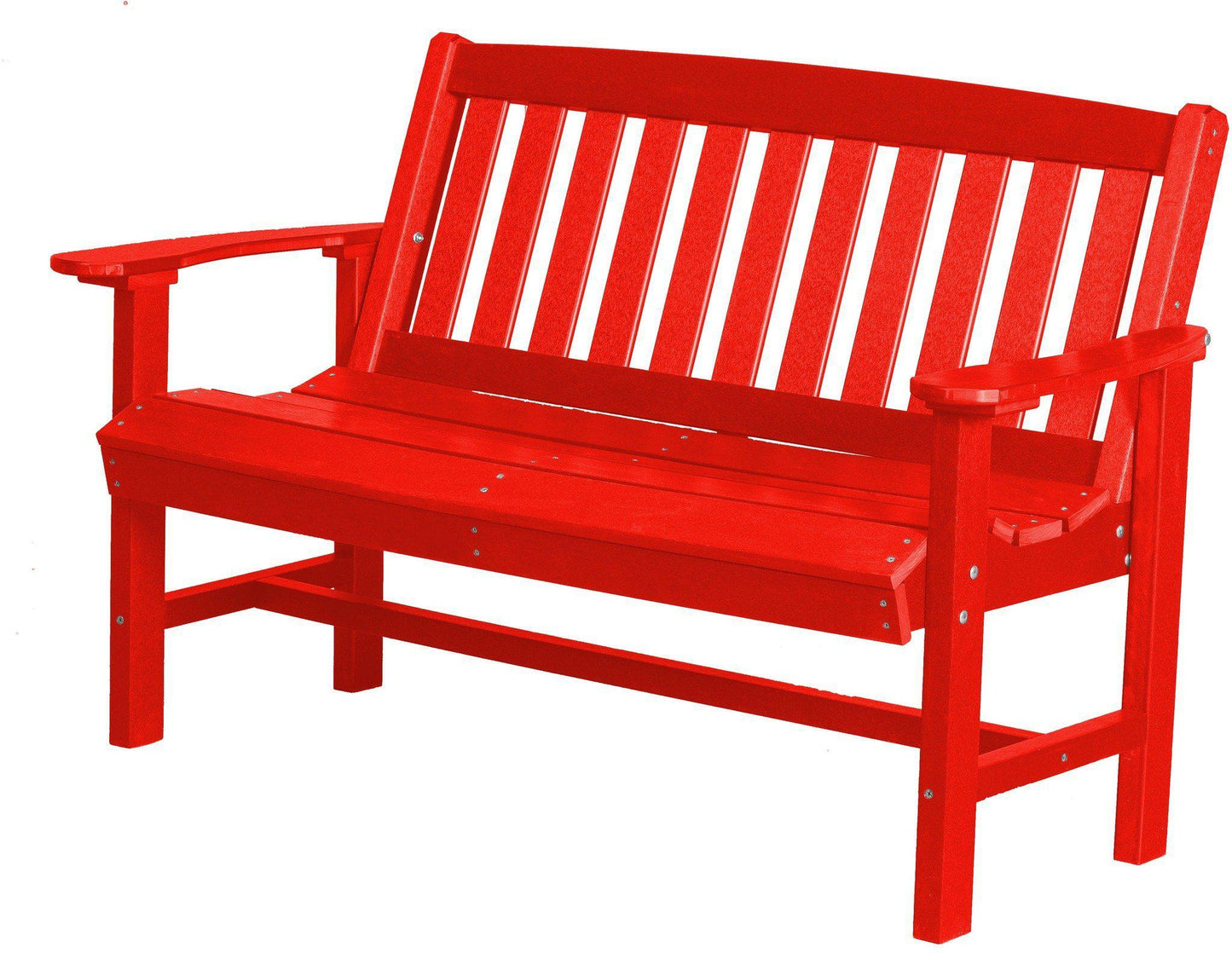Wildridge Recycled Plastic Outdoor Mission 56” Bench - LEAD TIME TO SHIP 3 WEEKS