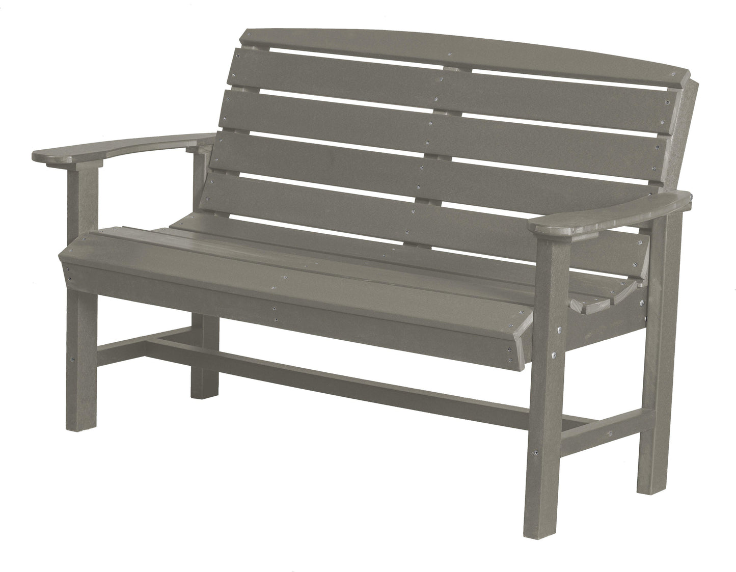 Wildridge Outdoor Recycled Plastic Classic 55.5" Bench - LEAD TIME TO SHIP 4 WEEKS