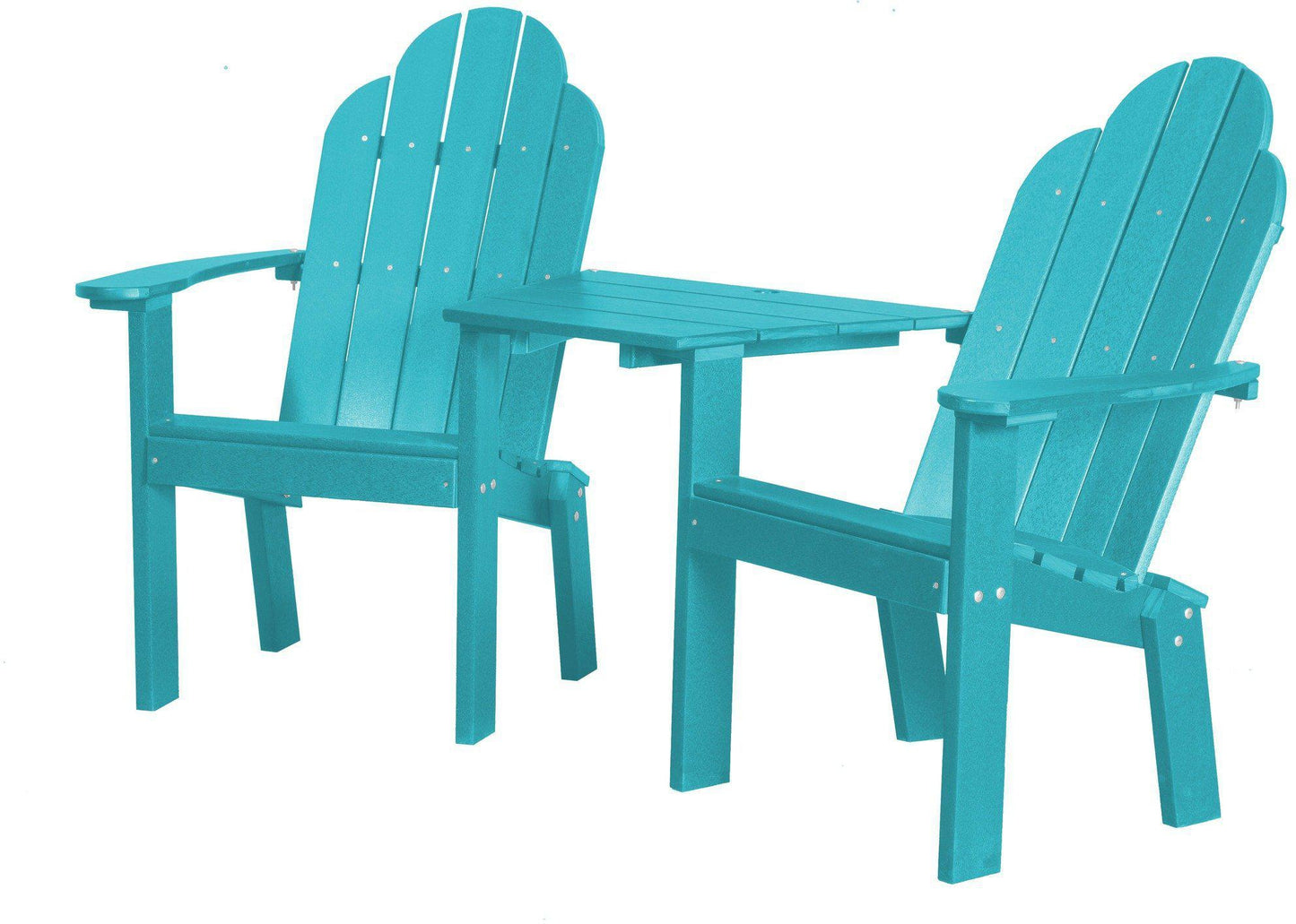 Wildridge Outdoor Recycled Plastic Classic Deck Chair Tete a Tete - LEAD TIME TO SHIP 6 WEEKS OR LESS