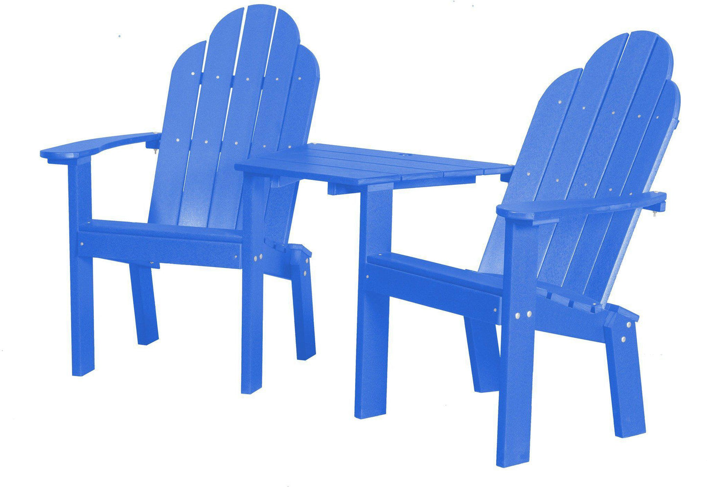 Wildridge Outdoor Recycled Plastic Classic Deck Chair Tete a Tete - LEAD TIME TO SHIP 6 WEEKS OR LESS