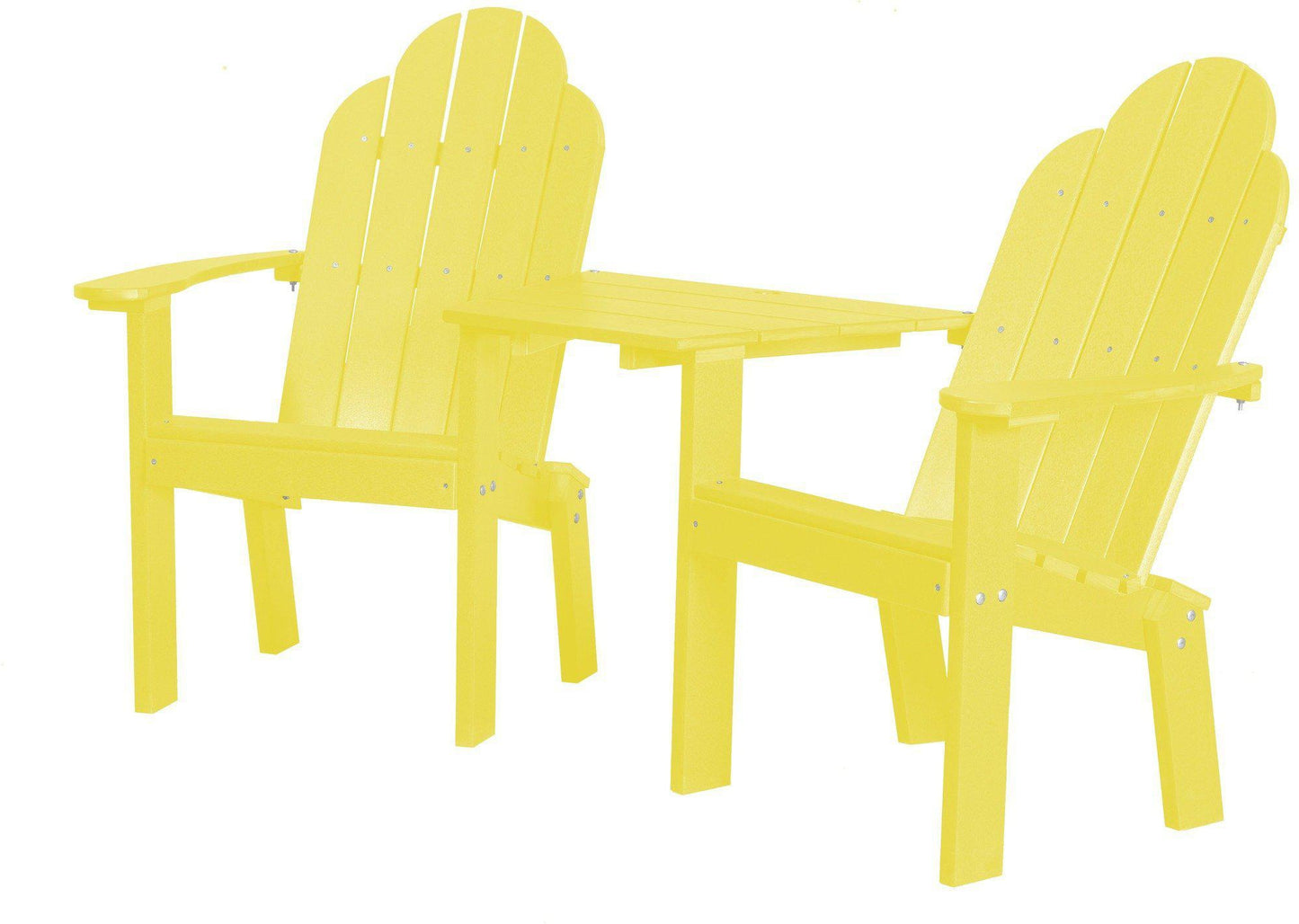 Wildridge Outdoor Recycled Plastic Classic Deck Chair Tete a Tete - LEAD TIME TO SHIP 6 WEEKS OR LESS