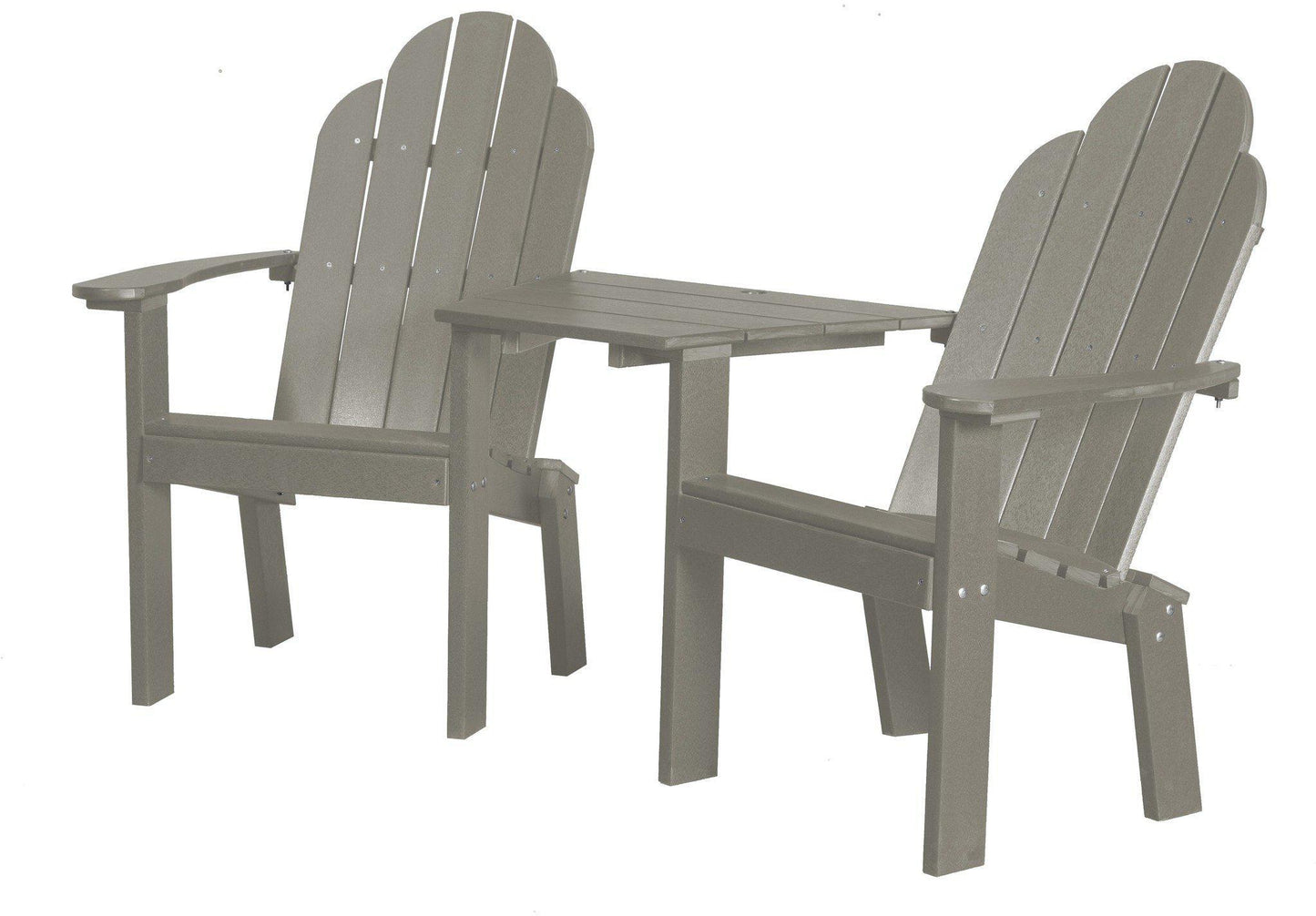 Wildridge Outdoor Recycled Plastic Classic Deck Chair Tete a Tete - LEAD TIME TO SHIP 3 WEEKS