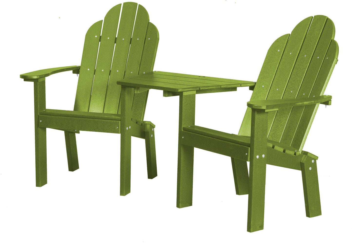 Wildridge Outdoor Recycled Plastic Classic Deck Chair Tete a Tete - LEAD TIME TO SHIP 6 WEEKS OR LESS