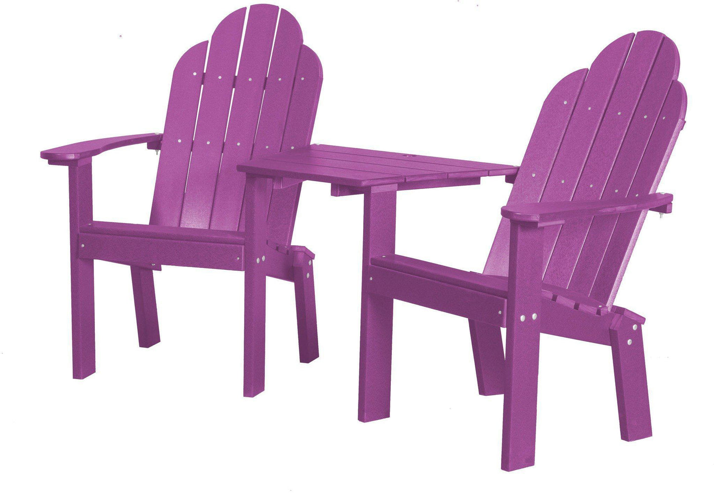Wildridge Outdoor Recycled Plastic Classic Deck Chair Tete a Tete - LEAD TIME TO SHIP 3 WEEKS