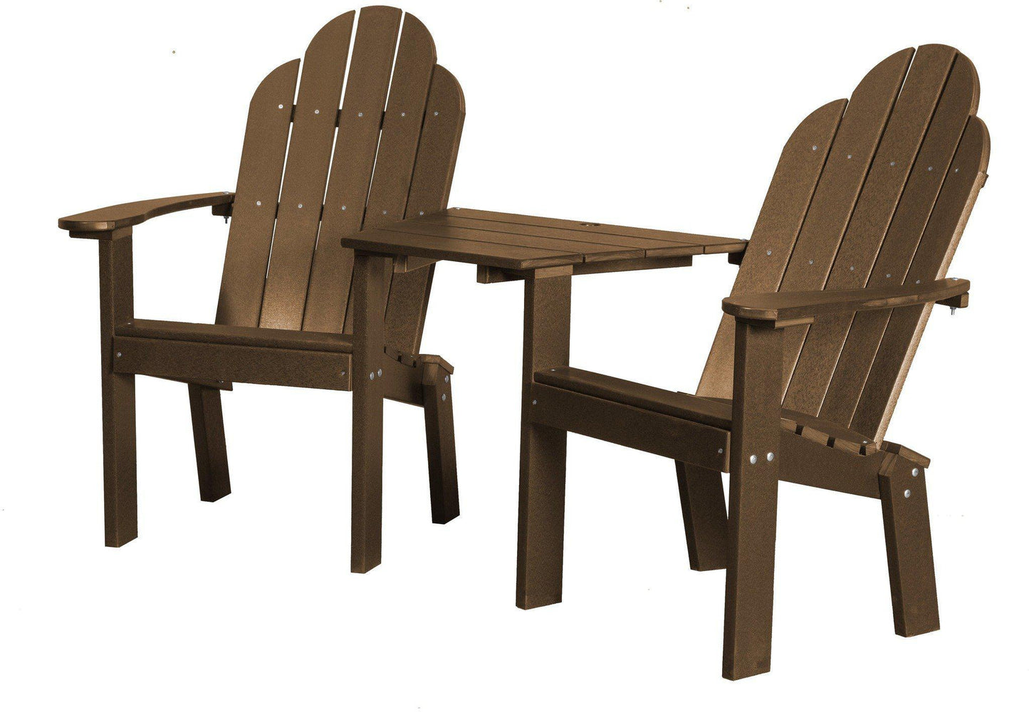 Wildridge Outdoor Recycled Plastic Classic Deck Chair Tete a Tete - LEAD TIME TO SHIP 4 WEEKS
