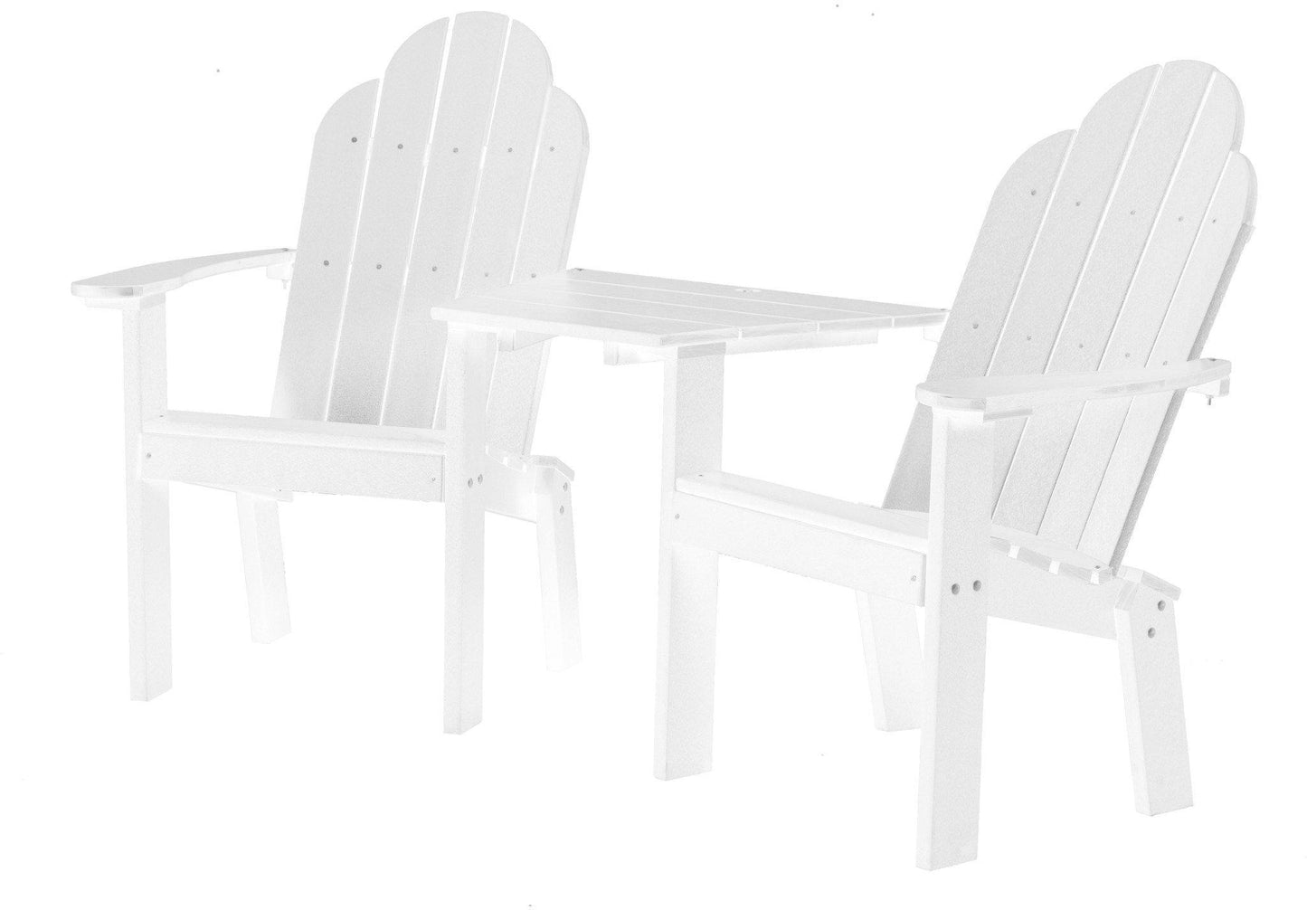 Wildridge Outdoor Recycled Plastic Classic Deck Chair Tete a Tete - LEAD TIME TO SHIP 6 WEEKS OR LESS