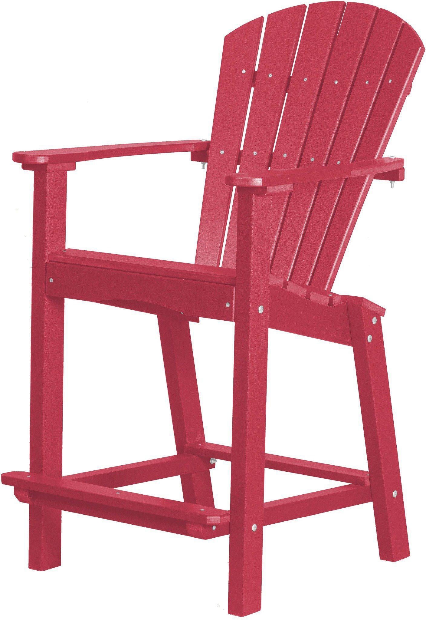 Wildridge Recycled Plastic Outdoor Classic 30” High Dining Chair - LEAD TIME TO SHIP 4 WEEKS