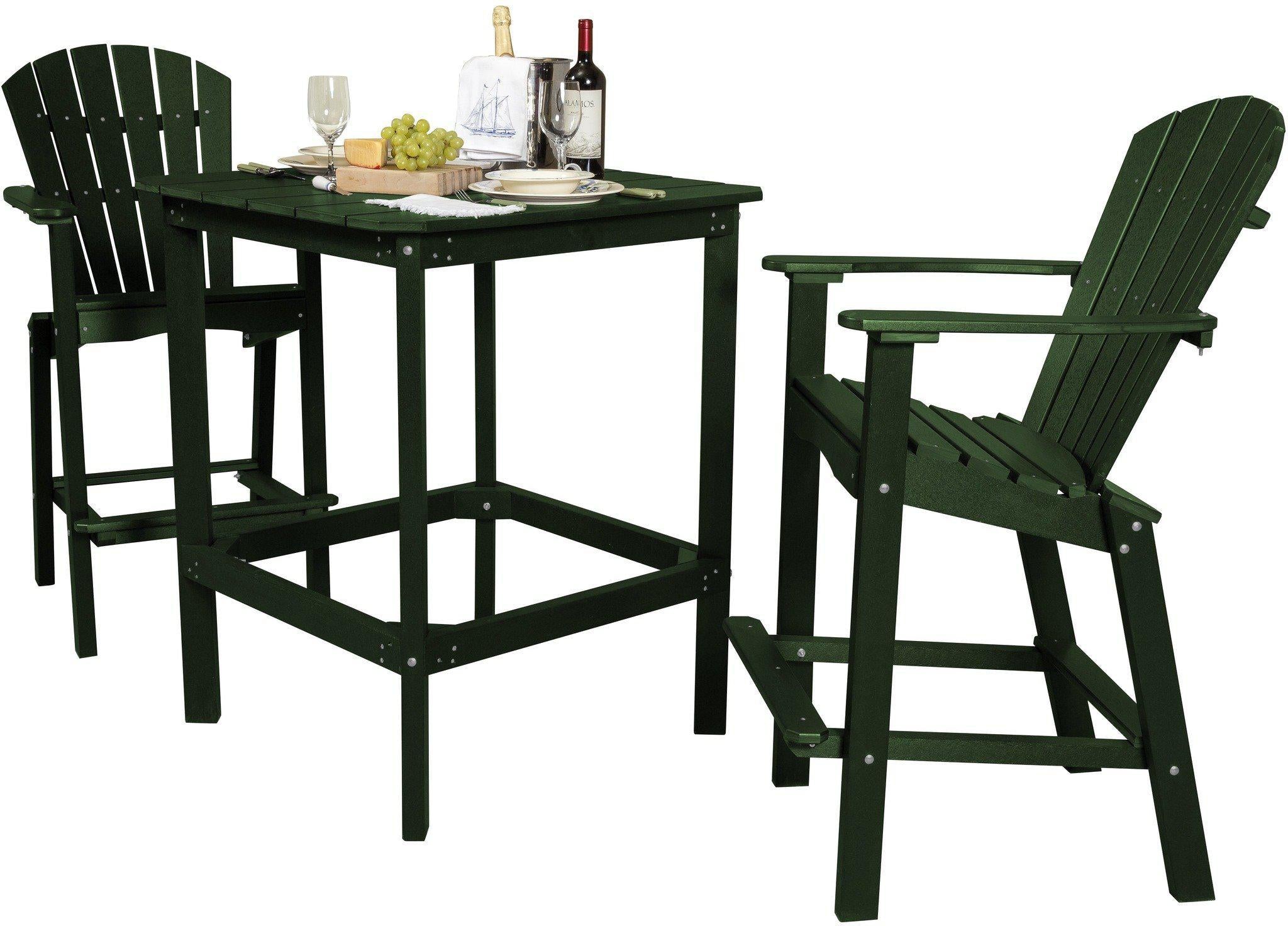 Wildridge Outdoor Classic 42” High Dining Table Set Rocking Furniture