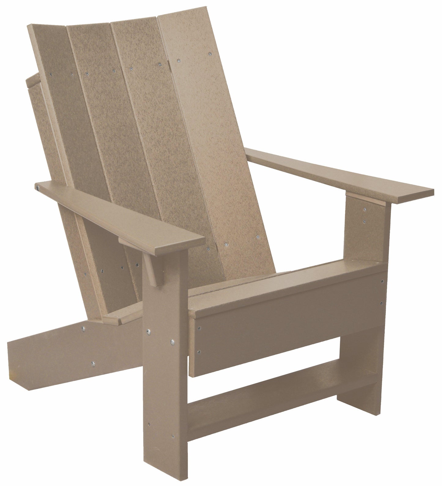 Wildridge Outdoor Recycled Plastic LCC-314 Contemporary Adirondack Chair (QUICK SHIP) - LEAD TIME TO SHIP 3 TO 4 BUSINESS DAYS