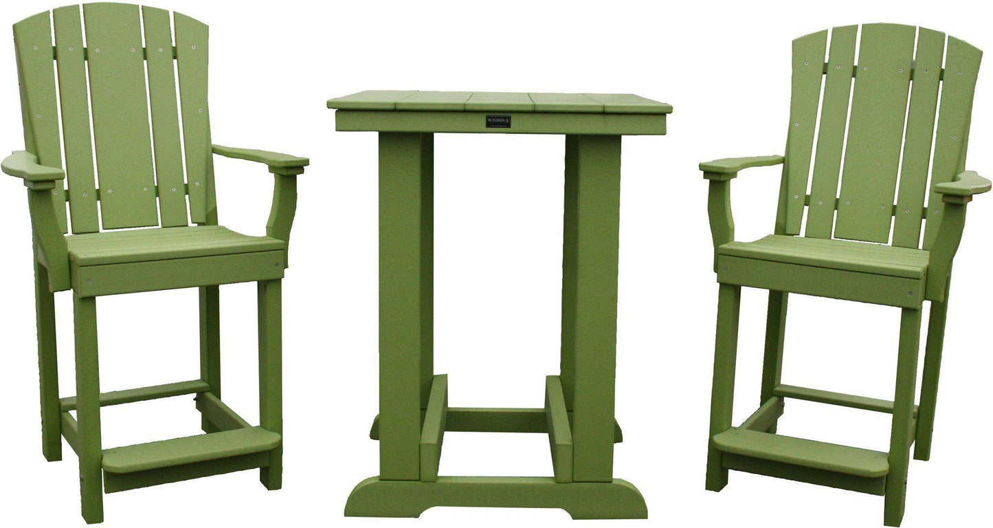 Wildridge Outdoor Heritage Recycled Plastic Patio Set (COUNTER HEIGHT) - LEAD TIME TO SHIP 3 WEEKS