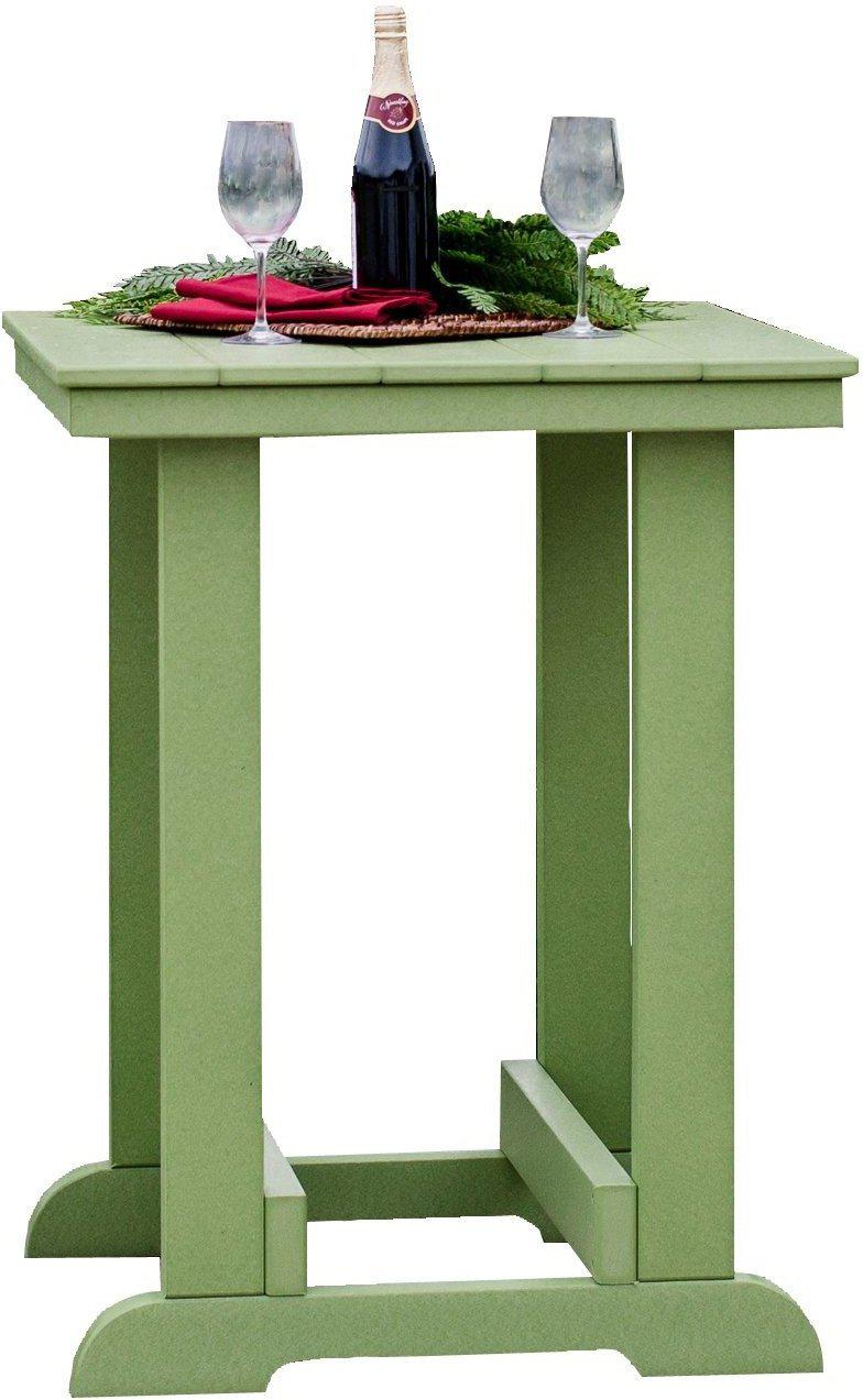 Wildridge Recycled Plastic Counter Height 36" High Heritage Patio Table - LEAD TIME TO SHIP 3 WEEKS