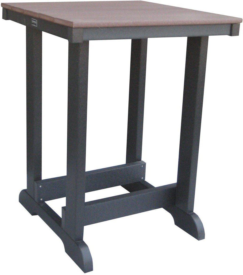 Wildridge Recycled Plastic Counter Height 36" High Heritage Patio Table - LEAD TIME TO SHIP 3 WEEKS
