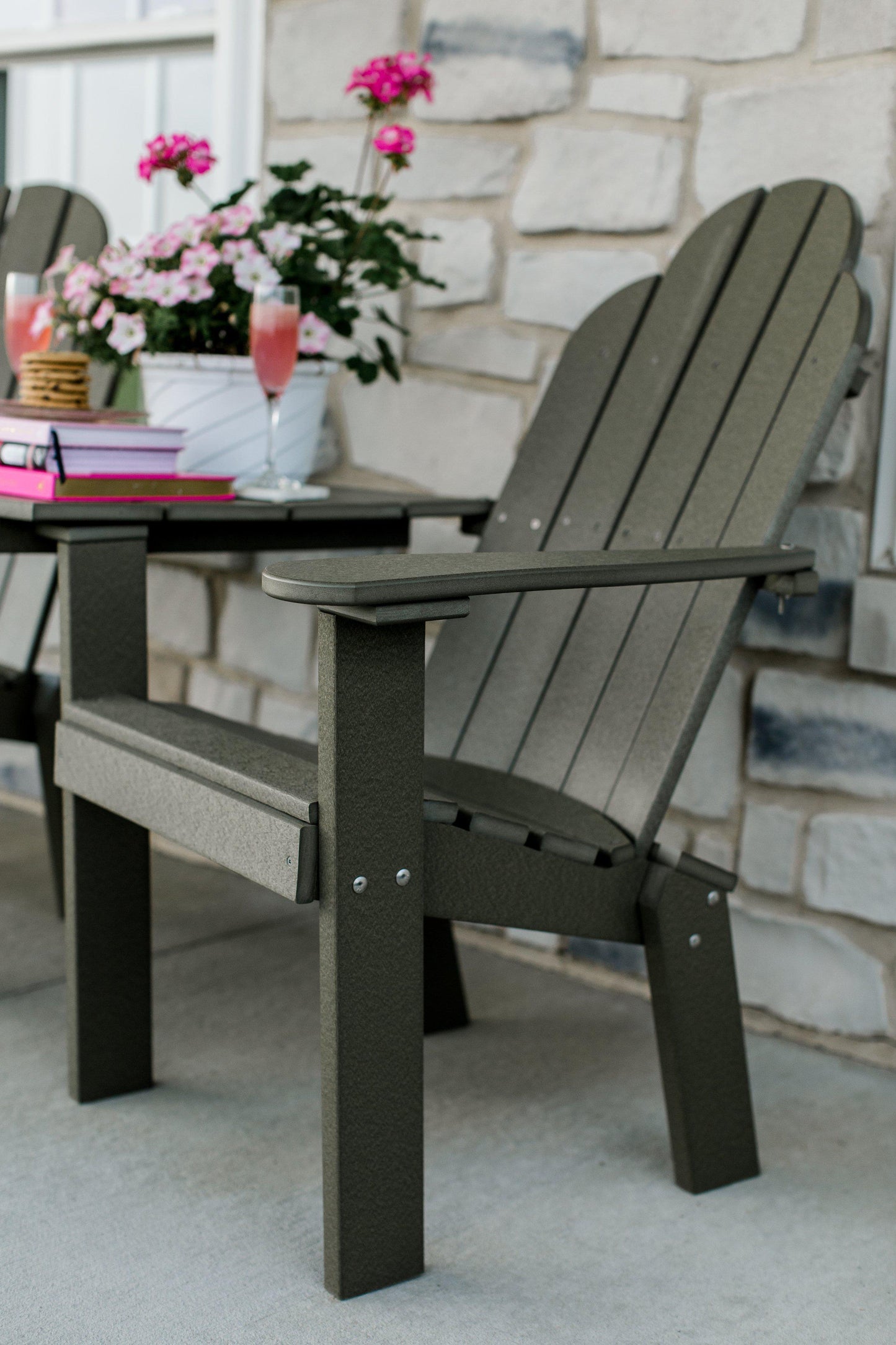Wildridge Outdoor Recycled Plastic Classic Deck Chair Tete a Tete - LEAD TIME TO SHIP 3 WEEKS