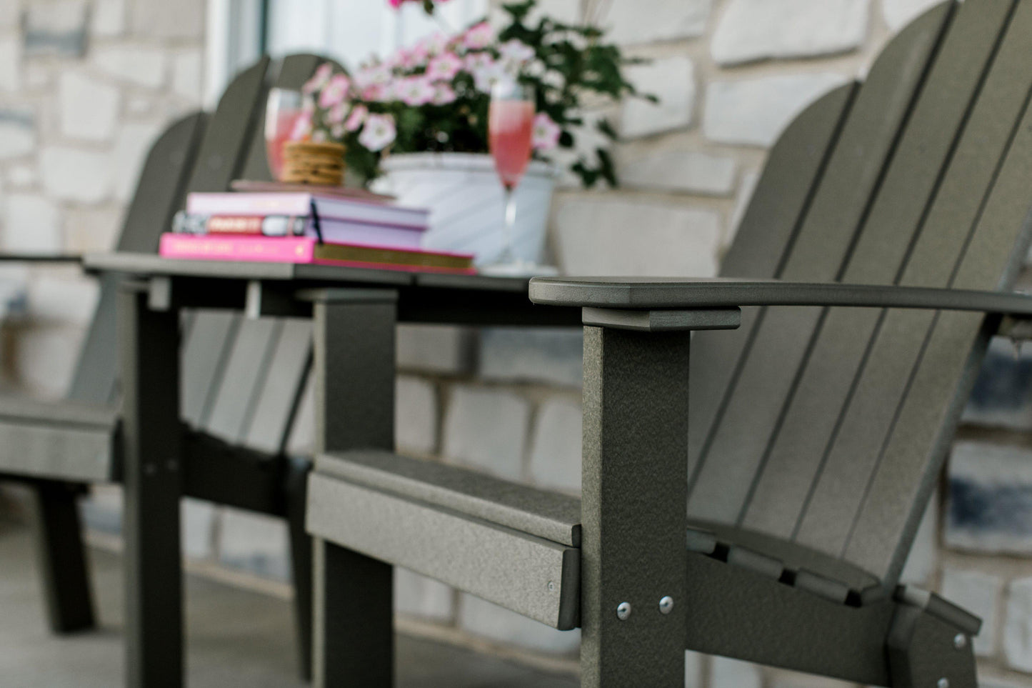 Wildridge Outdoor Recycled Plastic Classic Deck Chair Tete a Tete - LEAD TIME TO SHIP 3 WEEKS