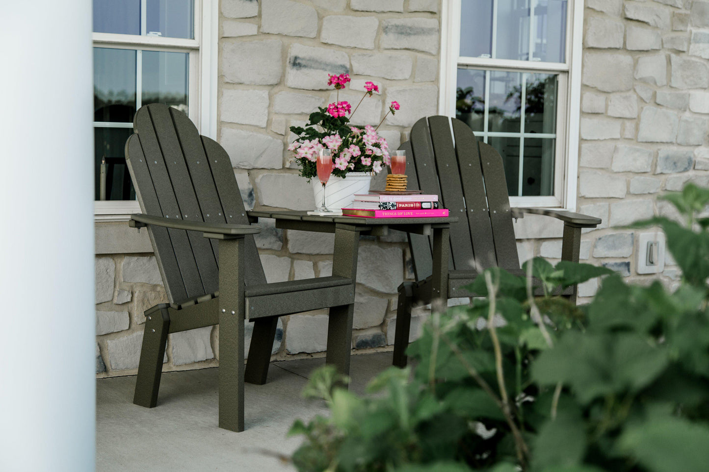 Wildridge Outdoor Recycled Plastic Classic Deck Chair Tete a Tete - LEAD TIME TO SHIP 3 WEEKS