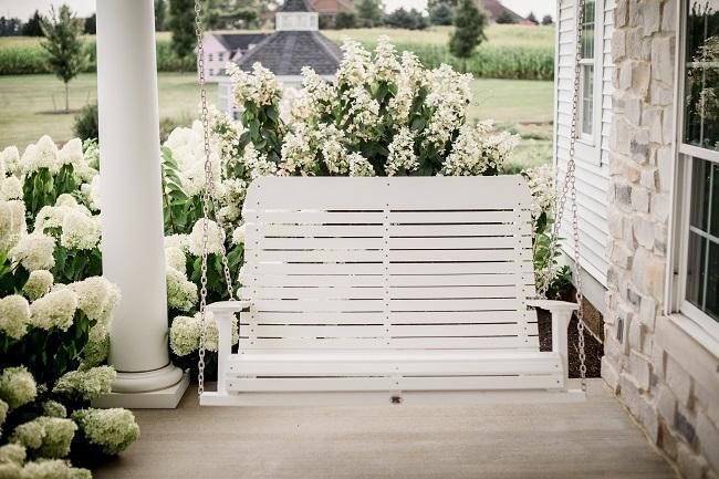 Wildridge Recycled Plastic Signature Highback Porch Swing 