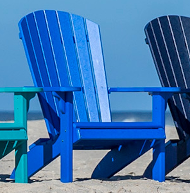 Leisure Lawns Amish Made Recycled Plastic Fan-Back Adirondack Chair Model #360 - LEAD TIME TO SHIP 6 WEEKS OR LESS