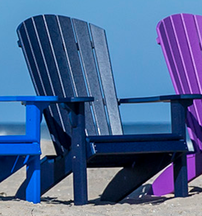 Leisure Lawns Amish Made Recycled Plastic Fan-Back Adirondack Chair Model #360 - LEAD TIME TO SHIP 6 WEEKS OR LESS