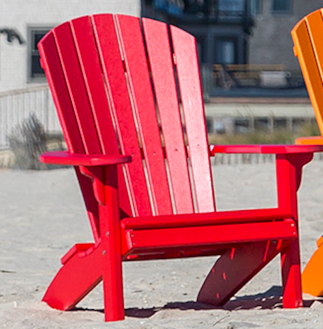 Leisure Lawns Amish Made Recycled Plastic Fan-Back Adirondack Chair Model #360 - LEAD TIME TO SHIP 6 WEEKS OR LESS