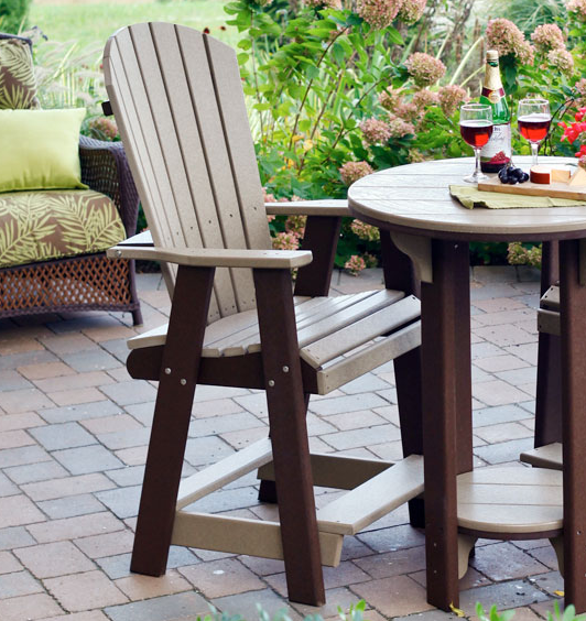 Poly Bar Height Balcony Chair Model 321B Leisure Lawns Collection Rocking Furniture