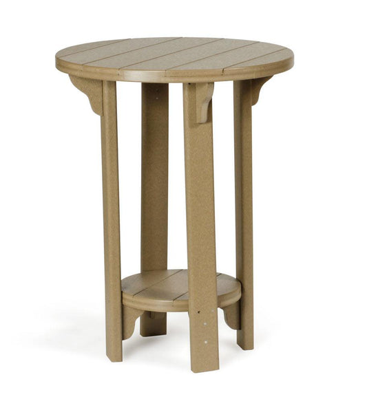 Leisure Lawns Amish Made Recycled Plastic 30" Round Table Model #730B (Bar Height) - LEAD TIME TO SHIP 4 WEEKS