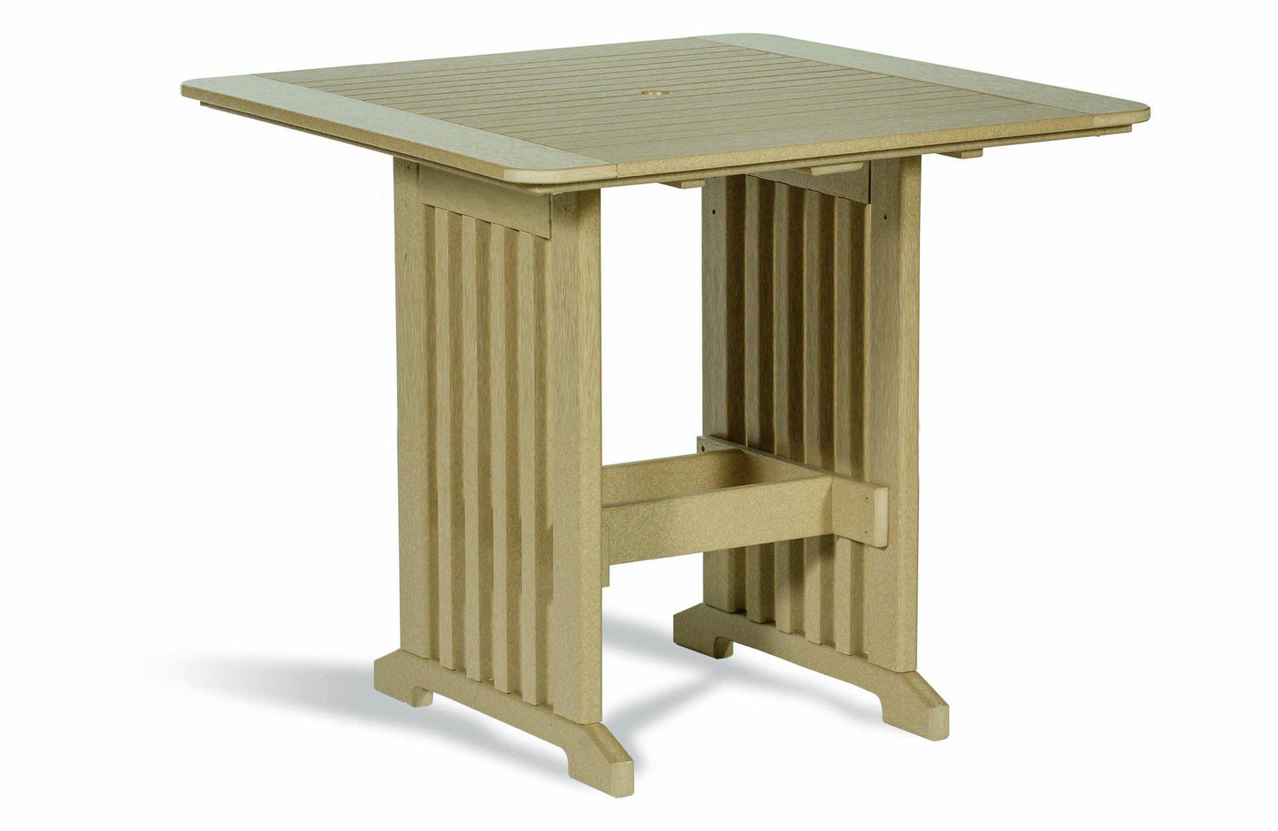 Leisure Lawns Amish Made Recycled Plastic 43" Square Table Model #843C (Counter Height)- LEAD TIME TO SHIP 8 WEEKS OR LESS